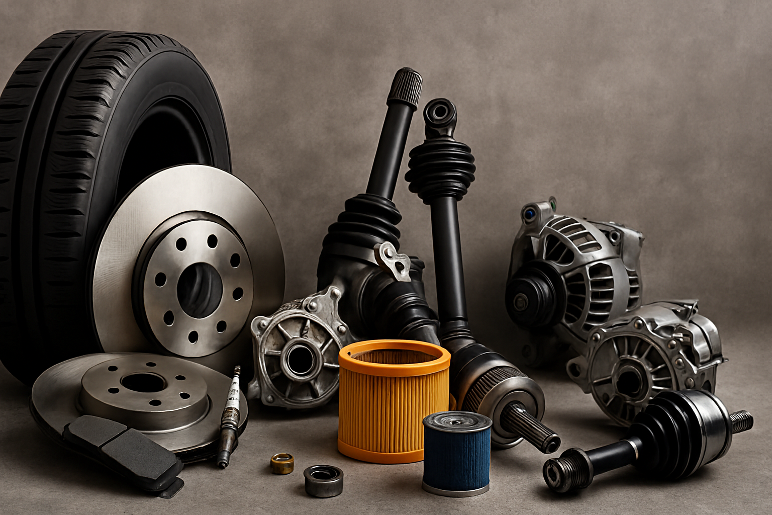 Vende repuestos para automóviles